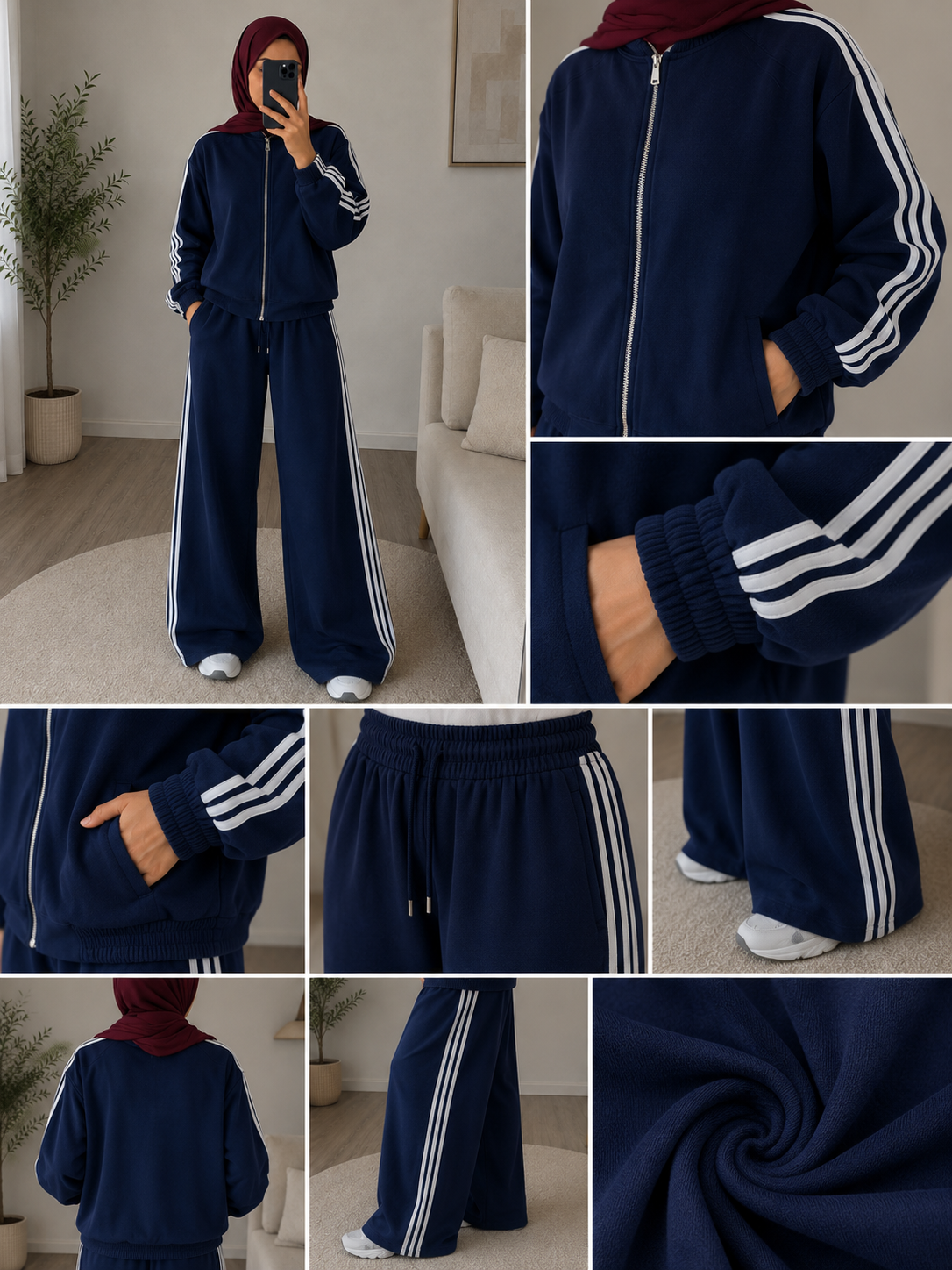 Navy Denim Set