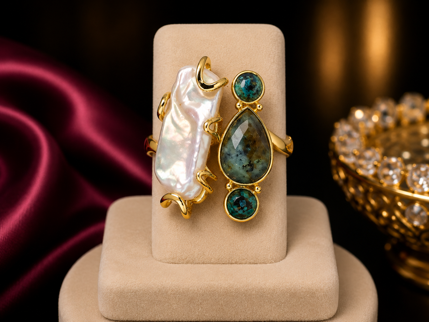 Labradorite & Nature Pearl