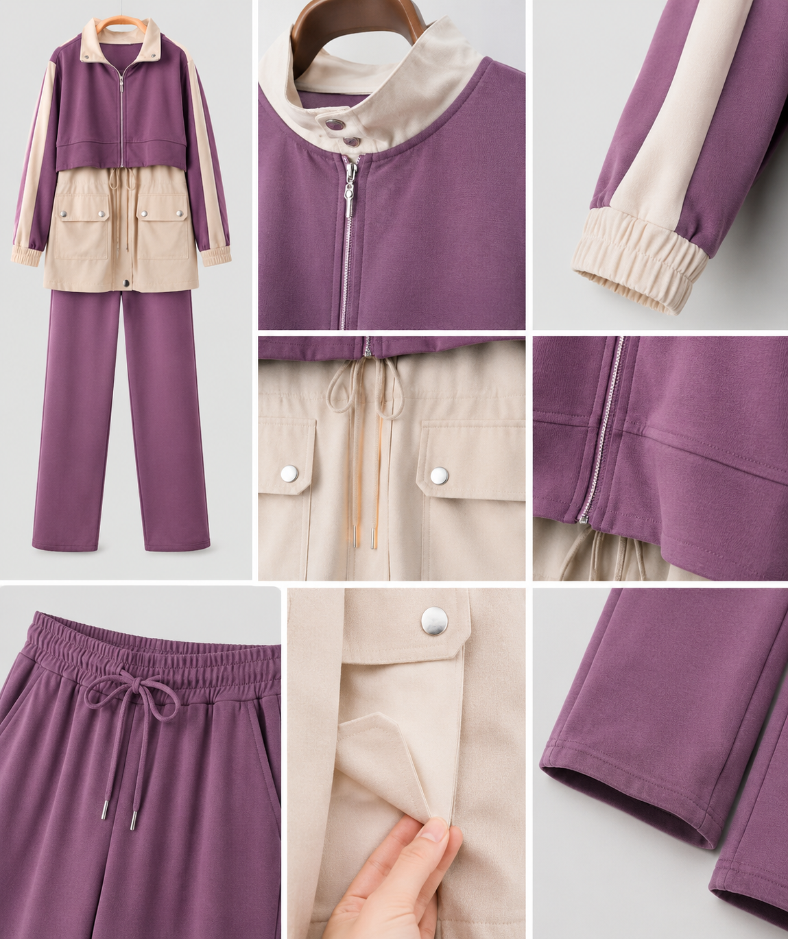 Purple Two-Piece Set