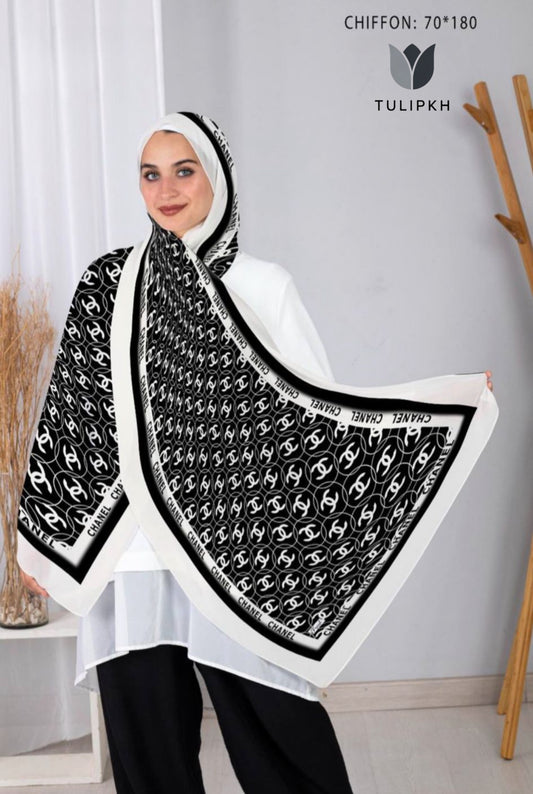 Channel Printed Scarf