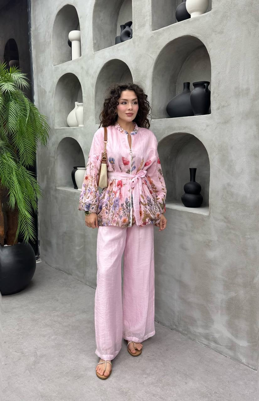 Lily Floral Two-Piece Modest Set