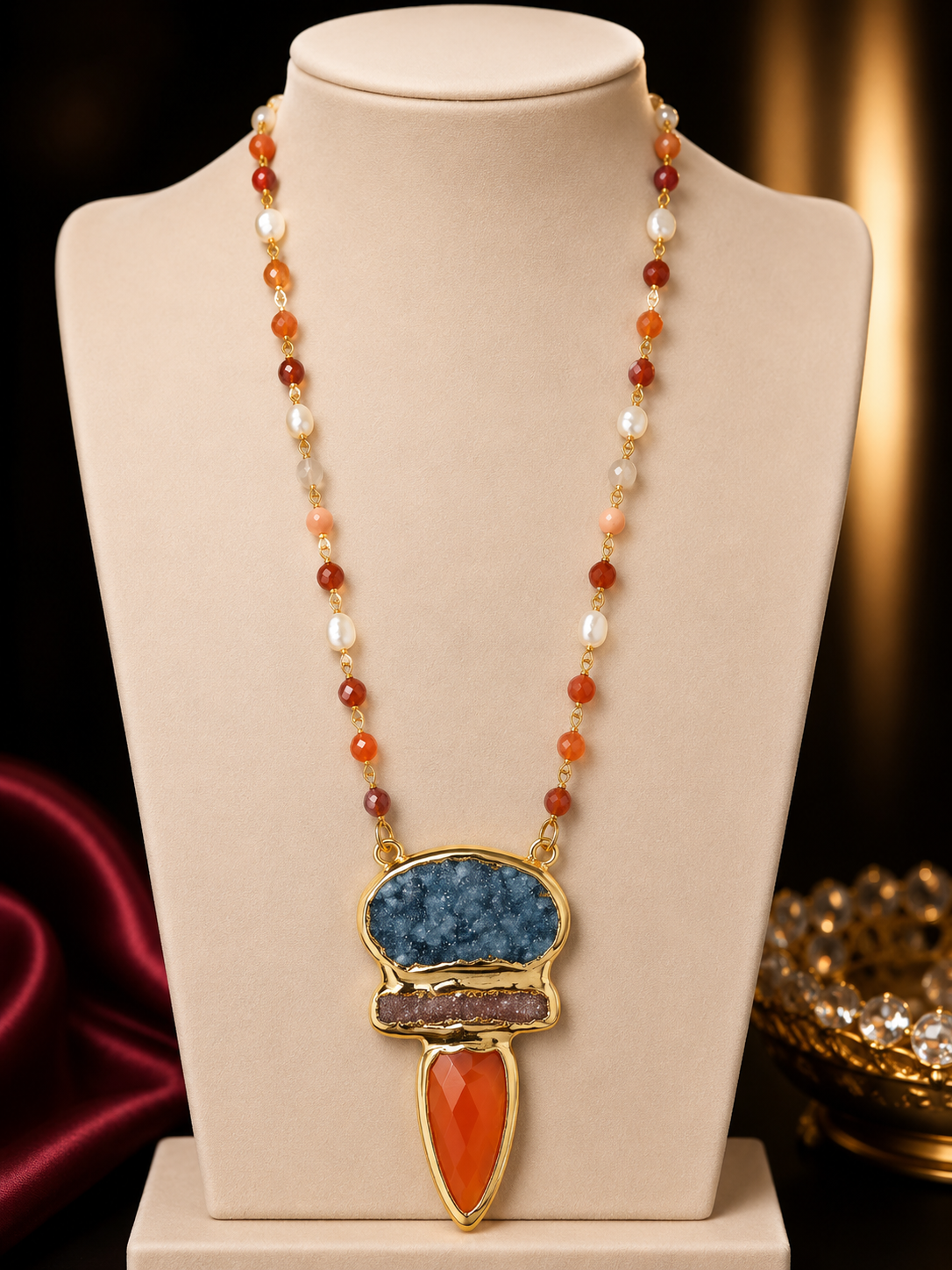 Quartz pendant