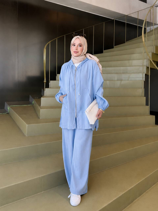 Modal Hooded Two-Piece Set
