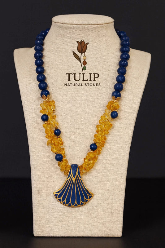 Citrine & Lapis