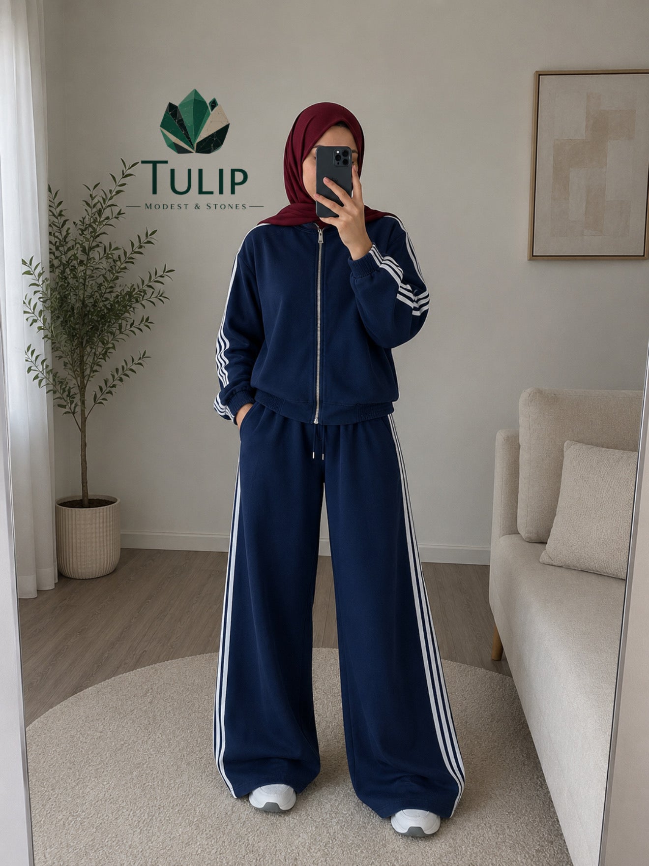 Navy Denim Set