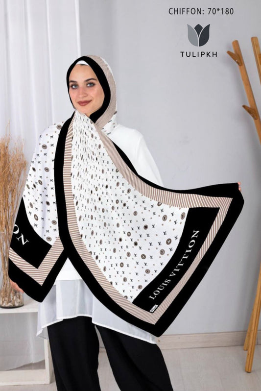 L.V Printed Scarf
