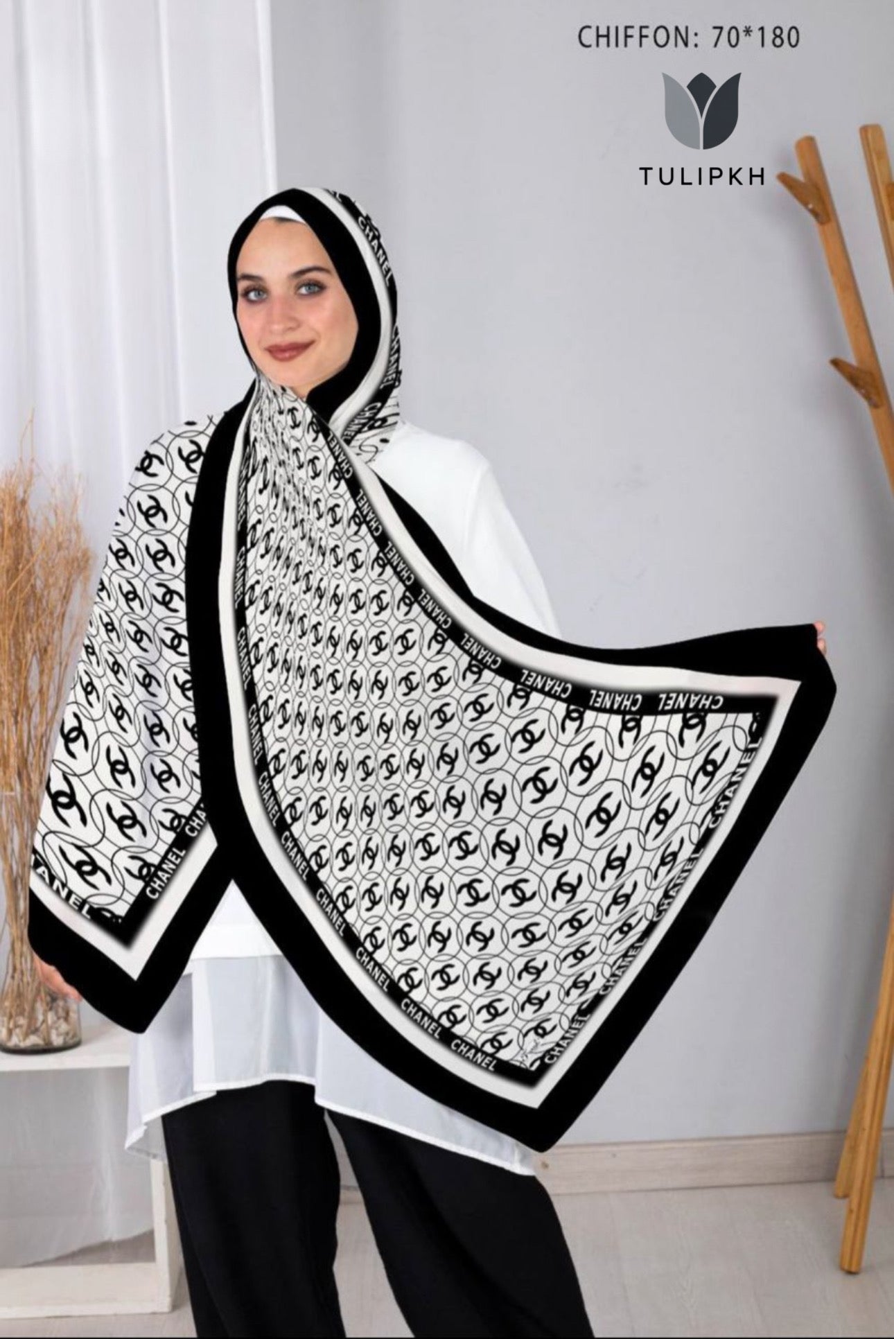 Channel Printed Scarf