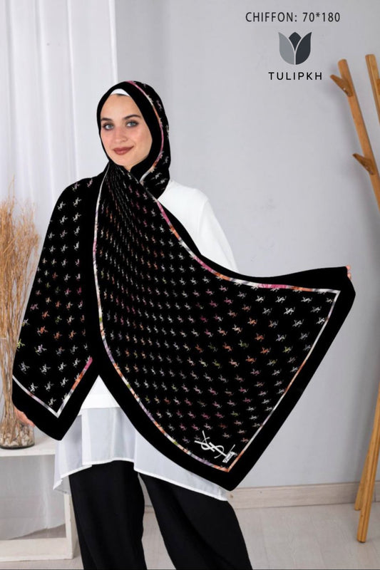 YSL Printed Scarf