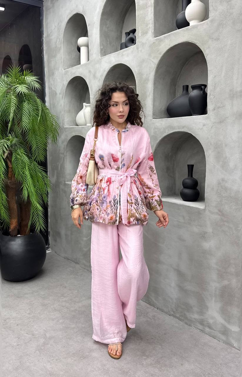 Lily Floral Two-Piece Modest Set