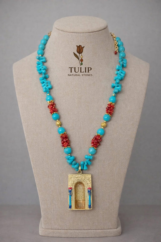 Howlite & Coral