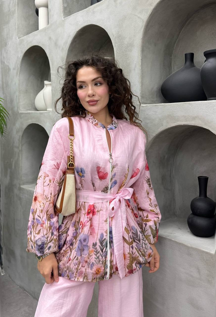 Lily Floral Two-Piece Modest Set